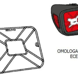 CORNICE FANALE POSTERIORE SX CROMATA PER JEEP RENEGADE 03/2014>