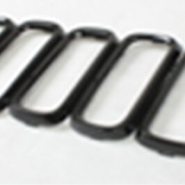 KIT MODANATURE NERO LUCIDO GRIGLIA RADIATORE PER JEEP RENEGADE 03/2014> [OE 735599127]