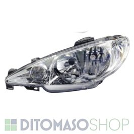 FARO SX 2H7 ELETTRICO 2 PARABOLE PER PEUGEOT 206 08/1998>03/2009 OE 6204S9