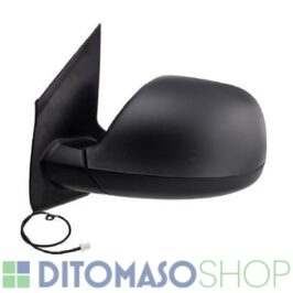 RETROVISORE SX ELETTRICO TERMICO NERO ABBATTIBILE C/ANTENNA PER VW TRANSPORTER T6 2015>