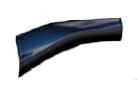MODANATURA SPOILER SX PARAURTI POSTERIORE NERA LUCIDA PER AUDI Q5 SPORTBACK 07/2020> OE 80F853457T94
