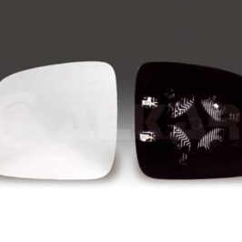 VETRO SPECCHIO SX TERMICO ASF C/PIASTRA PER VW CADDY 08/2004>12/2014|TRANSPORTER T5 09/2003>12/2008