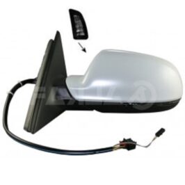 RETROVISORE SX ELETTRICO TERMICO PRIMERIZZATO ABBATTIBILE+LUCCIOLA+LANE ASSIST