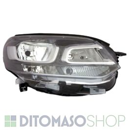 FARO DESTRO H1-H7 NERO ELETTRICO PER CITROEN JUMPY-SPACE TOURER 01/2016> OE 9808567680