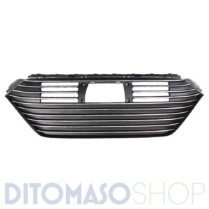 GRIGLIA PARAURTI ANTERIORE CROMATA-NERA C/FRENATA EMERGENZA PER HYUNDAI YONIQ 01/2016> OE 86350G2110