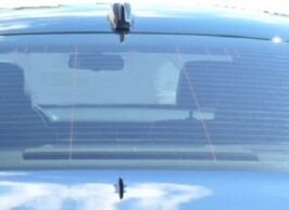 LUNOTTO TERMICO COATIZZATO+ANTENNA PER AUDI A8 09/2002>06/2010 ORIGINALE OE 4E0845501BNVB