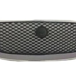 GRIGLIA RADIATORE NERA LUCIDA C/CRUISE CONTROL+CORNICE CROMATA PER JAGUAR F-PACE 09/2015> OE T4N12772