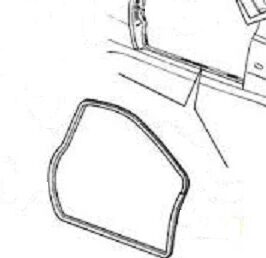 GUARNIZIONE PORTA ANTERIORE DX PER ALFA ROMEO 147 5PORTE 10/2000>