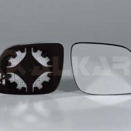 VETRO SPECCHIO DX TERMICO C/PIASTRA PICCOLO PER SKODA FABIA 01/2000>12/2006-OCTAVIA 08/2000>