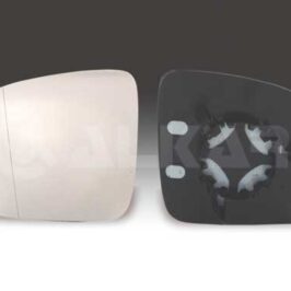 VETRO SPECCHIO SX ASF C/PIASTRA PER VW CADDY 08/2004>12/2014|TRANSPORTER T5 09/2003>12/2008