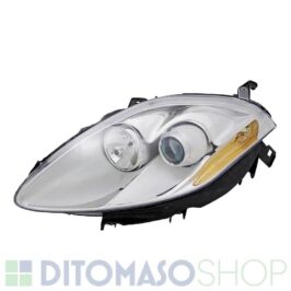 FARO SINISTRO 2H1 CROMATO C/MOTORINO PER FIAT BRAVO 01/2007> OE 51757538