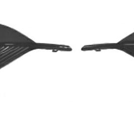 KIT GRIGLIE DX+SX NERO LUCIDO PARAURTI ANTERIORE PER PEUGEOT 408 01/2022> OE 169026969V