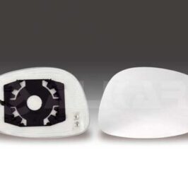 VETRO SPECCHIO SX C/PIASTRA AZZURRATO TERMICO ASF PER FIAT BRAVO 01/2007-/CROMA 2005-/DELTA 2008-