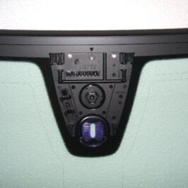 PARABREZZA INCAPSULATO VERDE ACUSTICO C/SENSORE+FINESTRELLA 2PIN PER MERCEDES SLK R172 01/2011> SLC W172 CABRIO 2016>