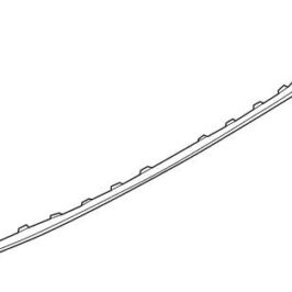 MODANATURA SPOILER PARAURTI POSTERIORE CROMATA PER AUDI A4 ADVANCED 07/2019> OE 8W0853551D3Q7