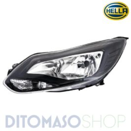 FARO SINISTRO H1-H7 NERO C/MOTORINO PER FORD FOCUS 01/2011>08/2014 HELLA OE 1735212