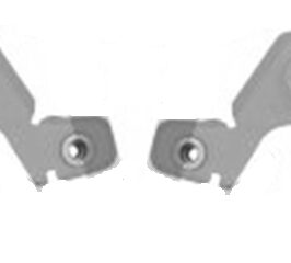 KIT STAFFE LATERALI DX+SX PARAURTI ANTERIORE PER RENAULT MEGANE 01/2014>10/2015 [OE 620508228R]