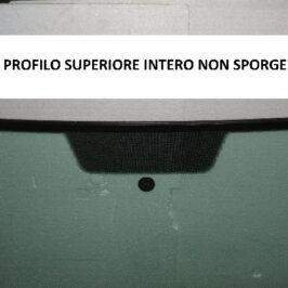 PARABREZZA INCAPSULATO VERDE ACUSTICO C/FINESTRELLA PROFILO SUPERIORE NON SPORGENTE PER VW GOLF 7 10/2012>