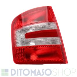 FANALE POSTERIORE SX BIANCO/ROSSO PER SKODA FABIA 04/2004>12/2006