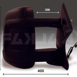 RETROVISORE DX MANUALE BRACCIO MEDIO C/LUCCIOLA PER CITROEN JUMPER-PER FIAT DUCATO-PER PEUGEOT BOXER 08/2006-