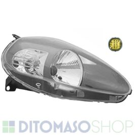 FARO DESTRO H4 GRIGIO C/MOTORINO PER FIAT GRANDE PUNTO 09/2005> OE 51833189