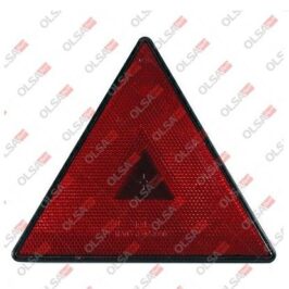 CATADIOTTRO TRIANGOLARE ROSSO C/2 PERNI