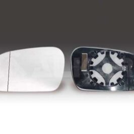 VETRO SPECCHIO SX ASF C/PIASTRA PER VW FOX 04/2005> OE 5Z0857521E