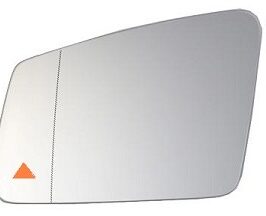 VETRO SPECCHIO SX TERMICO ASF C/PIASTRA+BLIND SPOT PER MERCEDES CLA C117 2013-/CLASSE A W176 2012-/CLASSE B W246 2011-/GLA X156 01/2014-/PER MERCEDES GLK X204 07/2008-