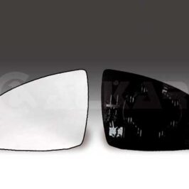 VETRO SPECCHIO SX TERMICO C/PIASTRA PER SMART FORTWO 03/2007>06/2014