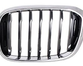 GRIGLIA RADIATORE SX CROMATA-NERA PER BMW X3 G01 01/2018> [OE 51137440853]