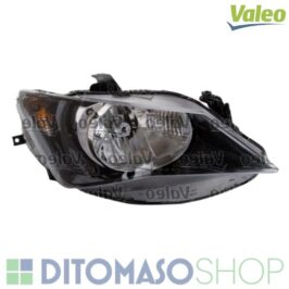FARO DESTRO H4 NERO ELETTRICO PER SEAT IBIZA 01/2012>04/2015 VALEO OE 6J1941022E