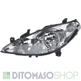 FARO SINISTRO H7-H1 ELETTRICO PER PEUGEOT 307 08/2001>08/2005 MODELLO VALEO OE 6204Z2