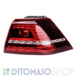 FANALE POSTERIORE DX ESTERNO A LED ROSSO SCURO PER VW GOLF 7 R20 10/2012> [OE 5G0945208C]