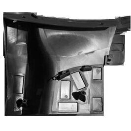 STAFFA PARAURTI ANTERIORE INFERIORE DX PER TESLA MODEL 3 01/2017> OE 108417700D