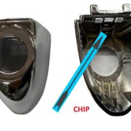 MOSTRINA MANIGLIA CROM A/SX S/CHIAVE FIAT 500 X 10/14>