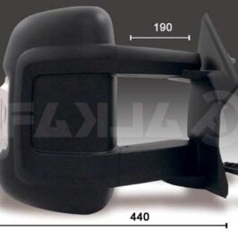 RETROVISORE DX ELETTRICO TERMICO BRACCIO LUNGO C/LUCCIOLA PER CITROEN JUMPER-PER FIAT DUCATO-PER PEUGEOT BOXER 08/2006-