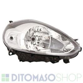 FARO DESTRO H4 CROMATO C/MOTORINO PER FIAT PUNTO EVO 07/2009> OE 51855638