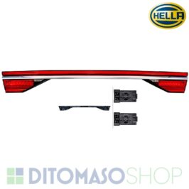 FANALE POSTERIORE CENTRALE A LED C/FASCIA CHIARA 6PIN PER AUDI A8 01/2017> HELLA OE 4N0945095E