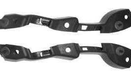 KIT STAFFE PARAURTI POSTERIORE PER FORD FIESTA 04/2002>12/2008 [OE 1222672]