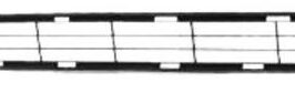 GRIGLIA PARAURTI ANTERIORE INFERIORE PER TOYOTA RAV 4 01/2006>03/2009 OE 5311342040