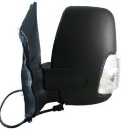 RETROVISORE DX ELETTRICO TERMICO BRACCIO CORTO C/FANALINO BIANCO PER FORD TRANSIT 01/2013>
