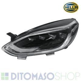FARO SINISTRO A LED INDICATORE DINAMICO CORNICE CROMATA FORD FIESTA 01/2017> HELLA OE J1BB13101AD