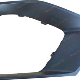 CORNICE GRIGLIA PARAURAURTI ANTERIORE DX NERA PER AUDI Q8 S-LINE 01/2018> OE 4M8853258RU6