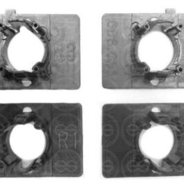 KIT SUPPORTI SENSORI PDC PARAURTI POSTERIORE PER OPEL CORSA F 01/2020> OE 166382771T