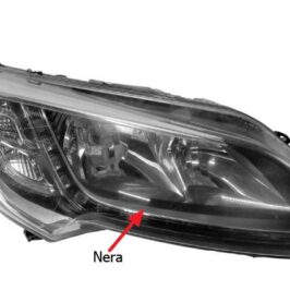 FARO DESTRO 2H7 ELETTRICO C/DRL LED CROMATO-NERO FIAT DUCATO 2014> OE 1374293080