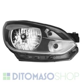 FARO DX H4 NERO ELETTRICO C/BORDO CROMATO PER VW UP 01/2012>04/2016 [OE 1S1941016J]