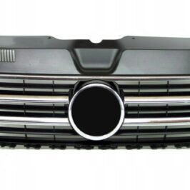 GRIGLIA RADIATORE NERA C/3 MODANATURE CROMATE PER VW TRANSPORTER T6 01/2015> [OE 7E5853651C041]