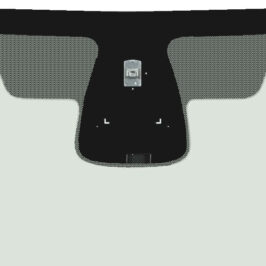 PARABREZZA VERDE C/ANTENNA PER SMART FORTWO 07/2014>