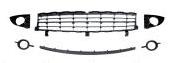 KIT GRIGLIE PARAURTI ANTERIORE C/MODANATURA NERA PER RENAULT SCENIC 11/2006>02/2009 [OE 7701477302]
