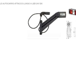 LUCE PERIMETRALE UNIVERS DX AUTOCARRO ATTACCO LUNGO A LED 24V